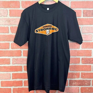 Genuine Stromberg‎ 97 Shirt Mens Medium Black Short Sleeve Hot Rods Customs